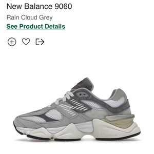 NEW BALANCE 9060 Rain Cloud Grey